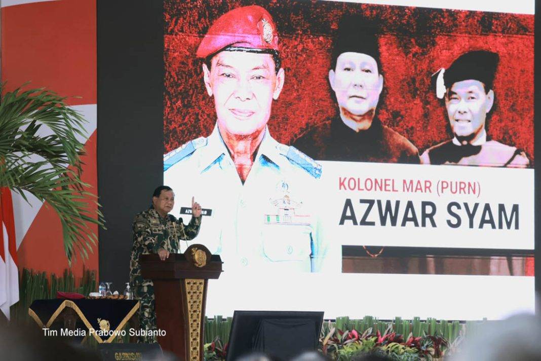 Kepemimpinan yang Dipimpin oleh Mar TNI (Purn) Azwar Syam