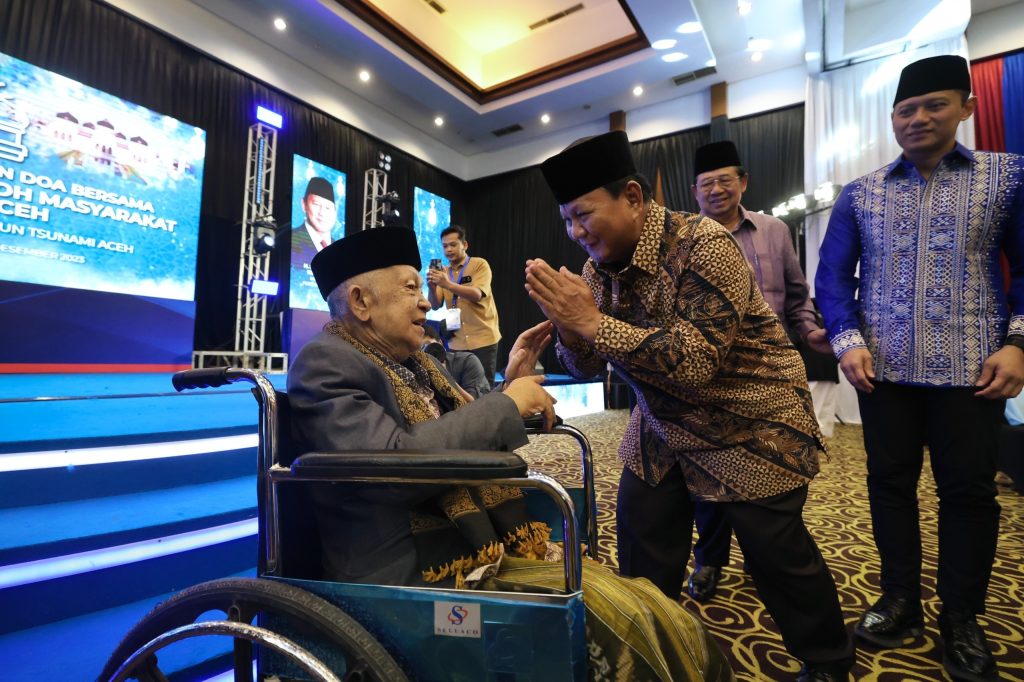 Prabowo: Saya Menghormati dan Mencintai Rakyat Aceh