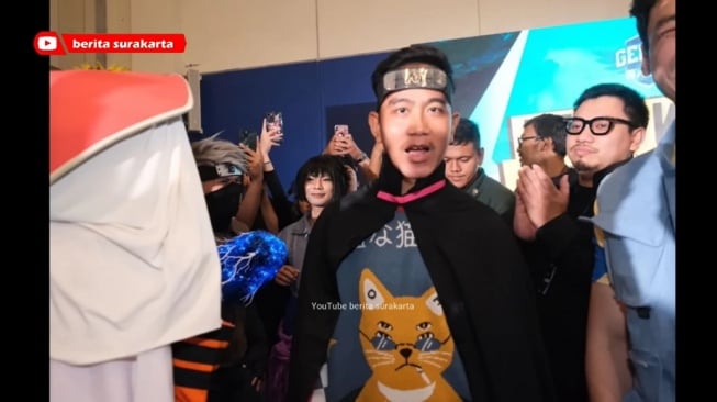 Gibran Rakabuming Raka Menarik Perhatian Pengunjung GEMAZ Festival dengan Cosplay Karakter Boruto