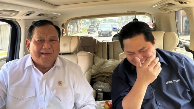 Erick Thohir Mempercayakan Amanah Masa Depan Bangsa Indonesia pada Prabowo Subianto