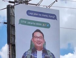 Ridwan Kamil Muncul di Bilboard Jakarta dan Menjadi Viral, Mau Nyagub?