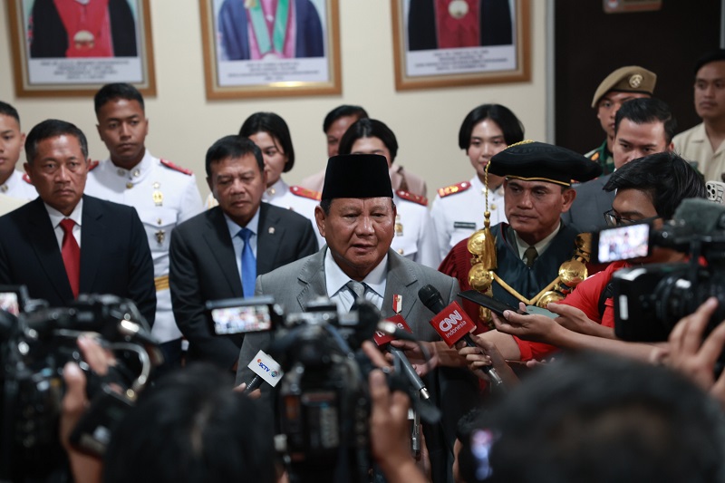 Menhan Prabowo Subianto: Kunci Kesuksesan di Tengah Tantangan Zaman adalah Kerja Keras dan Kecepatan Pikiran