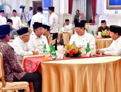 Prabowo Subianto dan Jokowi Bersama-sama di Acara Bukber di Istana Negara