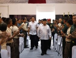 Prabowo Subianto Hosts Halal Bihalal Event for 1,000 Employees of the Defense Ministry