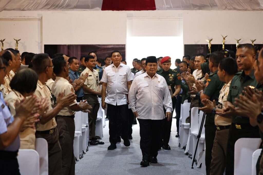 Prabowo Subianto Hosts Halal Bihalal Event for 1,000 Employees of the Defense Ministry