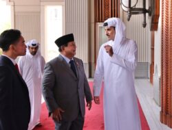 Meeting between Prabowo Subianto and Gibran Rakabuming Raka with Emir of Qatar and Qatar Prime Minister to Discuss Cooperation and Gaza