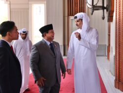 Prabowo Subianto and Gibran Rakabuming Raka Meet Emir of Qatar and Qatar PM to Discuss Cooperation and Gaza Situation