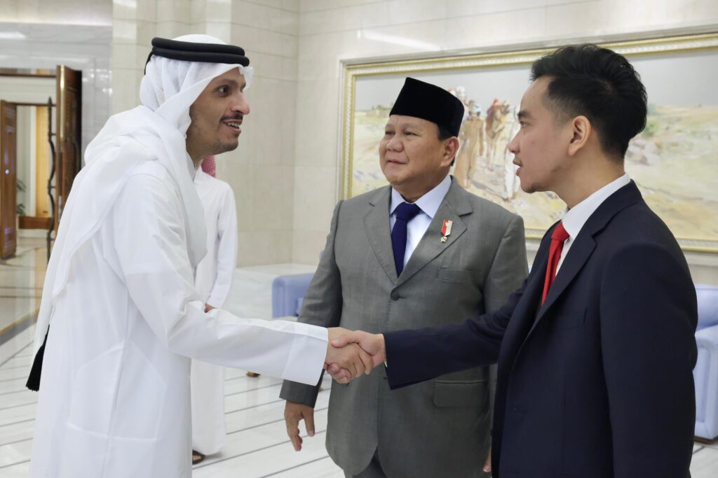 Prabowo Subianto dan Gibran Rakabuming Raka Bertemu dengan Emir Qatar dan Perdana Menteri, Membahas Kerja Sama dan Situasi Gaza