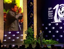 Jokowi Introduces Prabowo Subianto as the President-Elect Presenting at the 10th World Water Forum 2024 in Bali