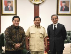 Prabowo Subianto Discusses Potential Growth in Indonesia with Erick Thohir and Founder of Emaar Properties UAE