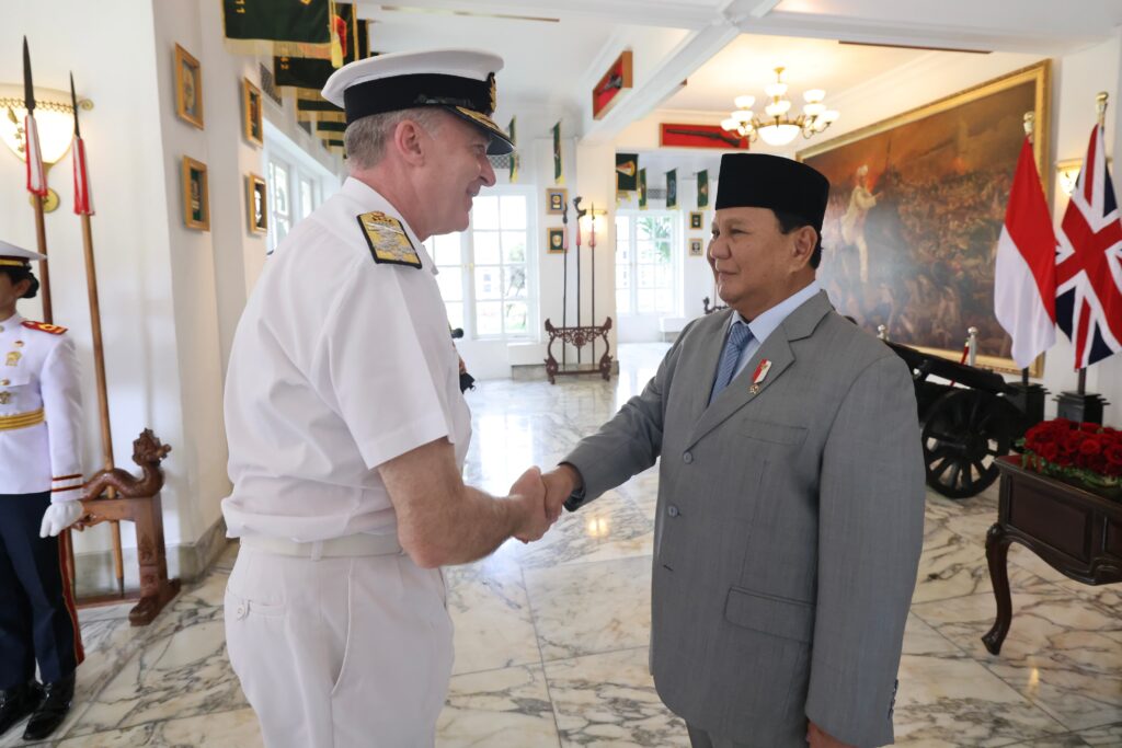 Prabowo Subianto Meets with UK Chief of Defence Staff to Strengthen RI-UK Defense Collaboration