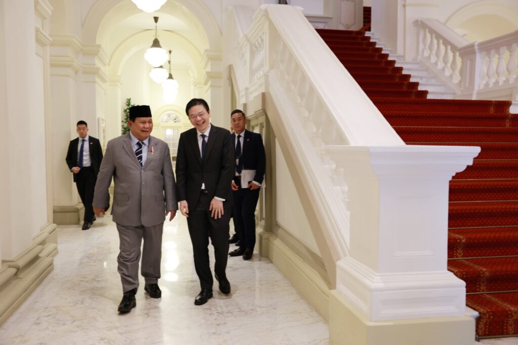 Prabowo Subianto Meets with the New Prime Minister of Singapore, Offers Congratulations and Talks About Defense Collaboration