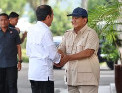 Prabowo Subianto Meets Jokowi at Halim Airport, Personally Wishes Birthday