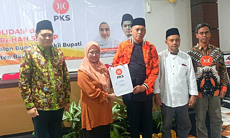 PKS Mengusung Pasangan Amalia Desiana-Wakhid Jumali Sebagai Calon Bupati Banjarnegara yang Pertama