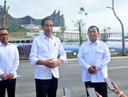 On Monday Morning, President Jokowi and Defense Minister Prabowo Subianto Review the Progress of IKN Development