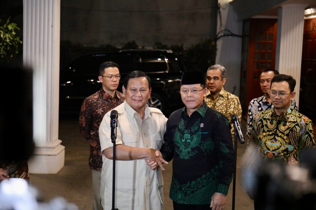 PPP Chairman Meets Prabowo Subianto, Pledges Support for Prabowo-Gibran Administration