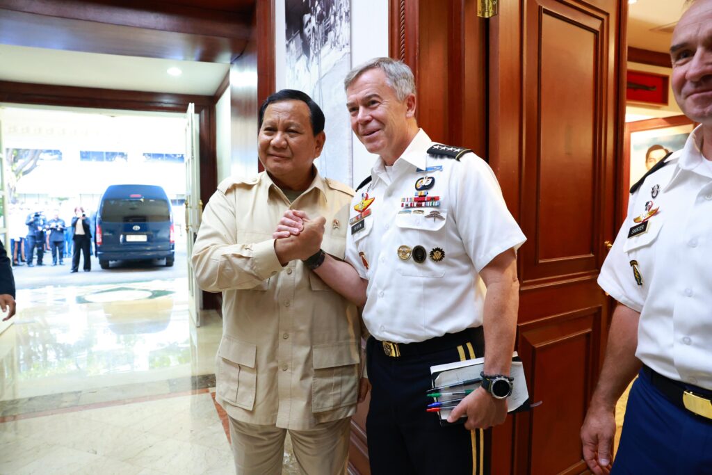 Prabowo Subianto Meets with Commander of U.S. Special Operations Command to Enhance Partnership