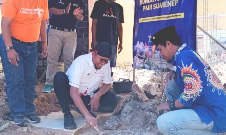 Bupati Fauzi Berharap Rumah Sahabat PMII Sumenep Menjadi Tempat Diskusi untuk Anak Muda