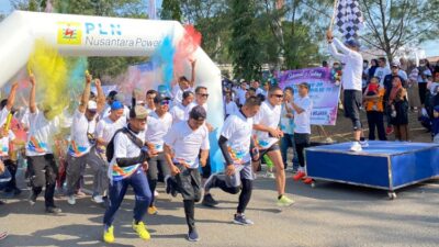 PLN Tanjung Awar-Awar Tuban Merayakan Hari Listrik Nasional ke-79 Tahun dengan Fun Run Nusantara