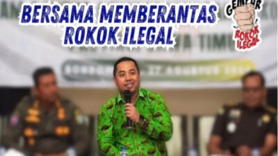 DPRD Jatin dan Satpol PP Bondowoso Mengajak Masyarakat untuk Memerangi Peredaran Rokok Ilegal