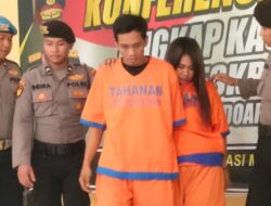 Resmob Polresta Sidoarjo Berhasil Menangkap Pasutri Pelaku Pencurian Motor di Krian