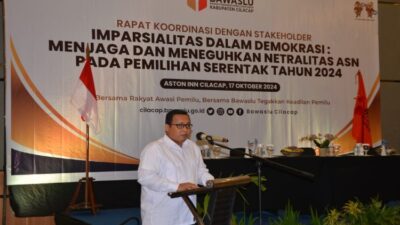 Bawaslu Mengekang ASN di Cilacap agar Menegakkan Netralitas Pada Pilkada 2024