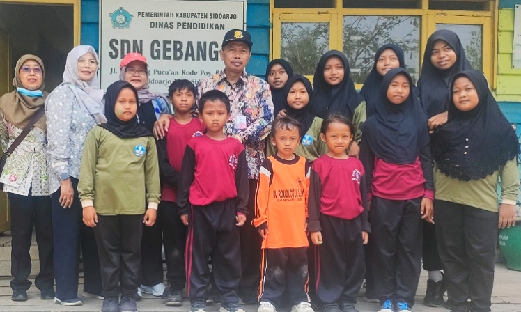 Kepala Dinas Pendidikan Sidoarjo Meninjau SDN Gebang II, Bertemu dengan Sa’fullah dan Melihat Fasilitas Sekolah