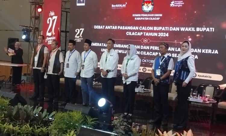 Syamsul-Ammy Janjikan Penciptaan 1.000 Lapangan Kerja dalam Debat Perdana Pilkada Cilacap