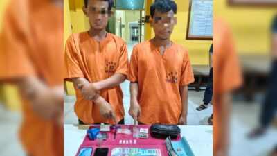 Polisi Tangkap Dua Pengedar Sabu di Perkebunan Tapung Hilir: Temuan Menjanjikan