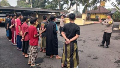 Gangguan Bayi: 16 Remaja Ditangkap Polisi Purbalingga