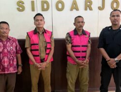 Tiga Tersangka Penyalahgunaan Aset Desa di Kejari Sidoarjo, Kerugian Negara Rp 3,1 Miliar