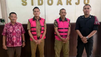 Tiga Tersangka Penyalahgunaan Aset Desa di Kejari Sidoarjo, Kerugian Negara Rp 3,1 Miliar