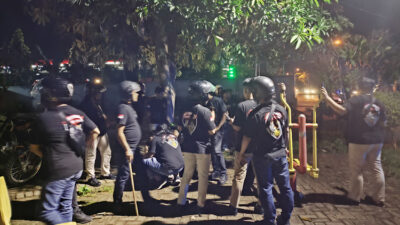Jatanras Polres Tuban Gagalkan Sweeping, Lima Pemuda Dihukum Push Up