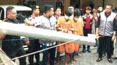 Penangkapan Komplotan Pencuri Pipa di PT Tjiwi Kimia Sidoarjo
