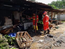 Kebakaran di Warung Warga Cilacap Akibat Putung Rokok