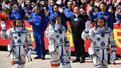 China Kirim 3 Astronot ke Stasiun Antariksa Tiangong