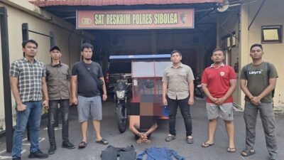 Polres Sibolga Berhasil Tangkap Pelaku Curanmor, Becak Motor Korban aman