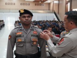 400 Bintara Asal Papua Lulusan 2024 Ikuti Binlat di Polda Sulsel