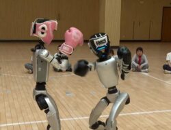 Robot Humanoid Pamer Skill Terbaik Sebelum Debut Tinju di China
