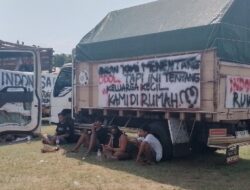 Aksi Damai Sopir Truk Blora Tolak Kebijakan ODOL