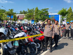 Rekap Tilang Polisi: 224 Motor Konvoi di Tuban