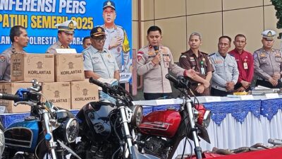 Rekam Pelanggaran Lalu Lintas Patuh Semeru 2025: Sidoarjo Tertinggi di Jatim