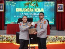Kapolda Riau Mendorong Harkamtibmas dan Lingkungan Bersih di Polres Kampar