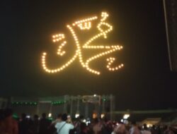 Drone Show Spektakuler di Pembukaan MTQ XXXI Jatim