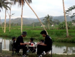 Senja Yang Menenangkan: Kopi di Tepi Sawah Banjarnegara