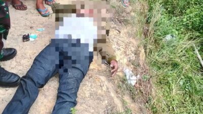 Penemuan Mayat Pria Telungkup di Parit Tapung Kampar: Polisi Selidiki
