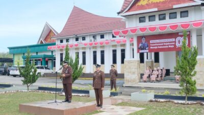 Kejari Kampar Peringati Hari Lahir Ke-80 Kejaksaan: Transformasi Menuju Indonesia Maju